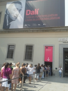 Exposición Salvador Dalí en el Museo Reina Sofía, Madrid, España